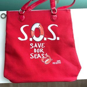 Love Moschino SOS Canvas Bag